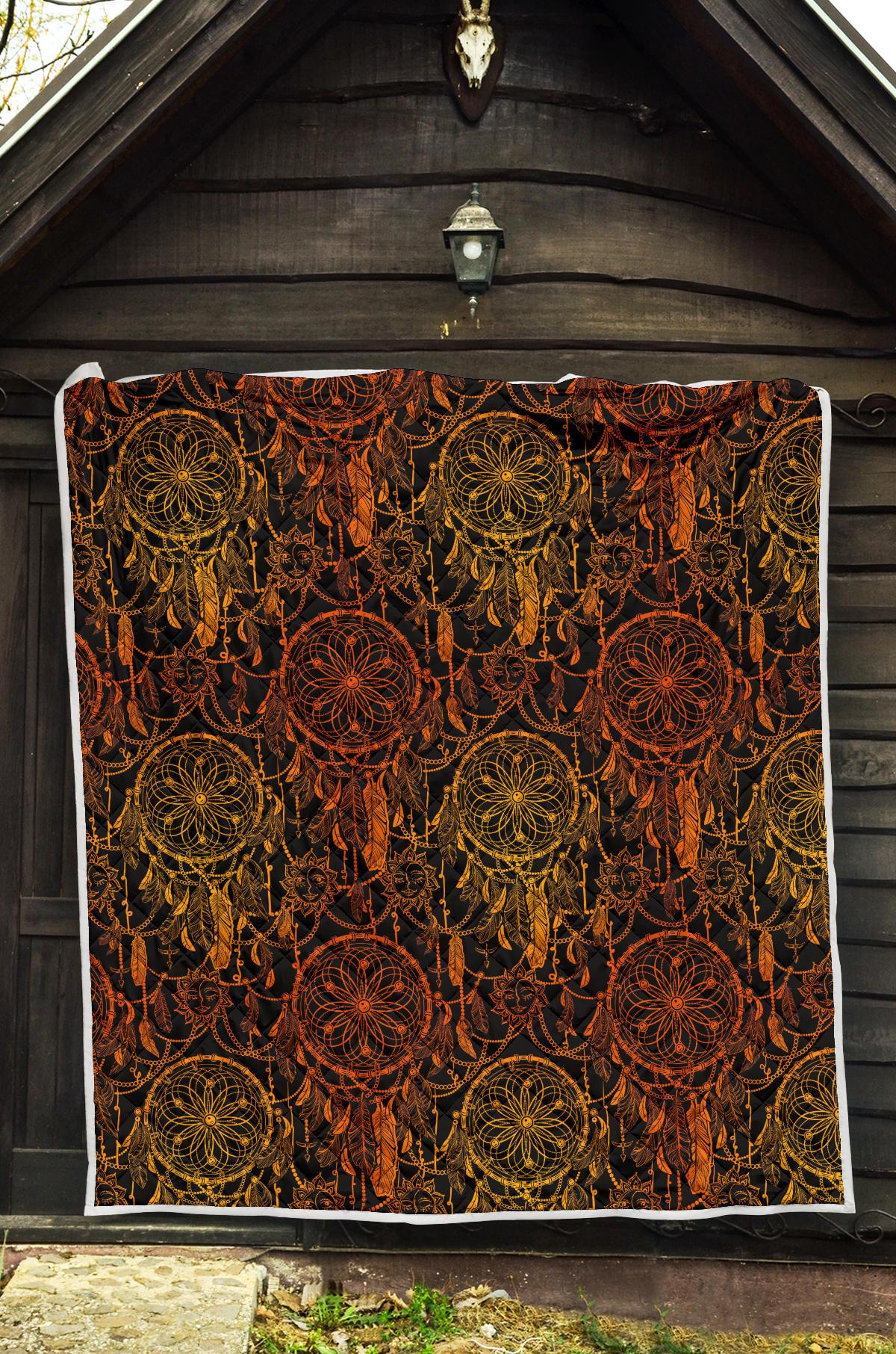 Dream catcher Sun and Moon Premium Quilt-JTAMIGO.COM
