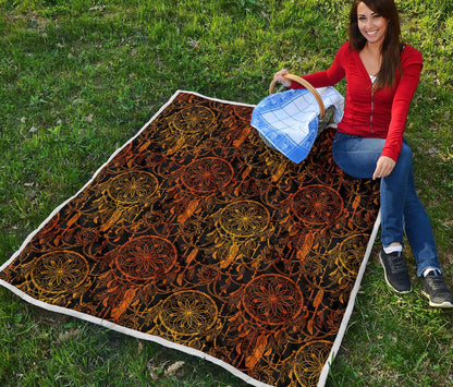 Dream catcher Sun and Moon Premium Quilt-JTAMIGO.COM