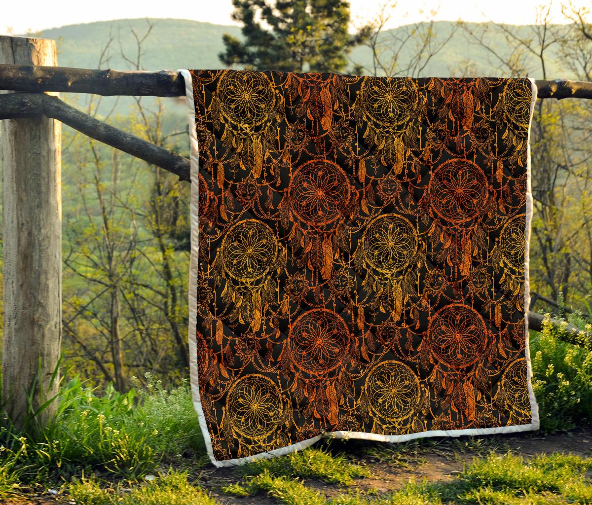 Dream catcher Sun and Moon Premium Quilt-JTAMIGO.COM