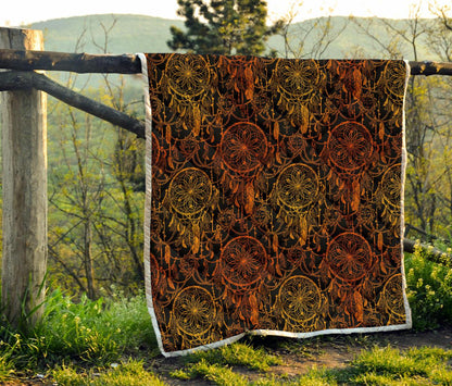 Dream catcher Sun and Moon Premium Quilt-JTAMIGO.COM