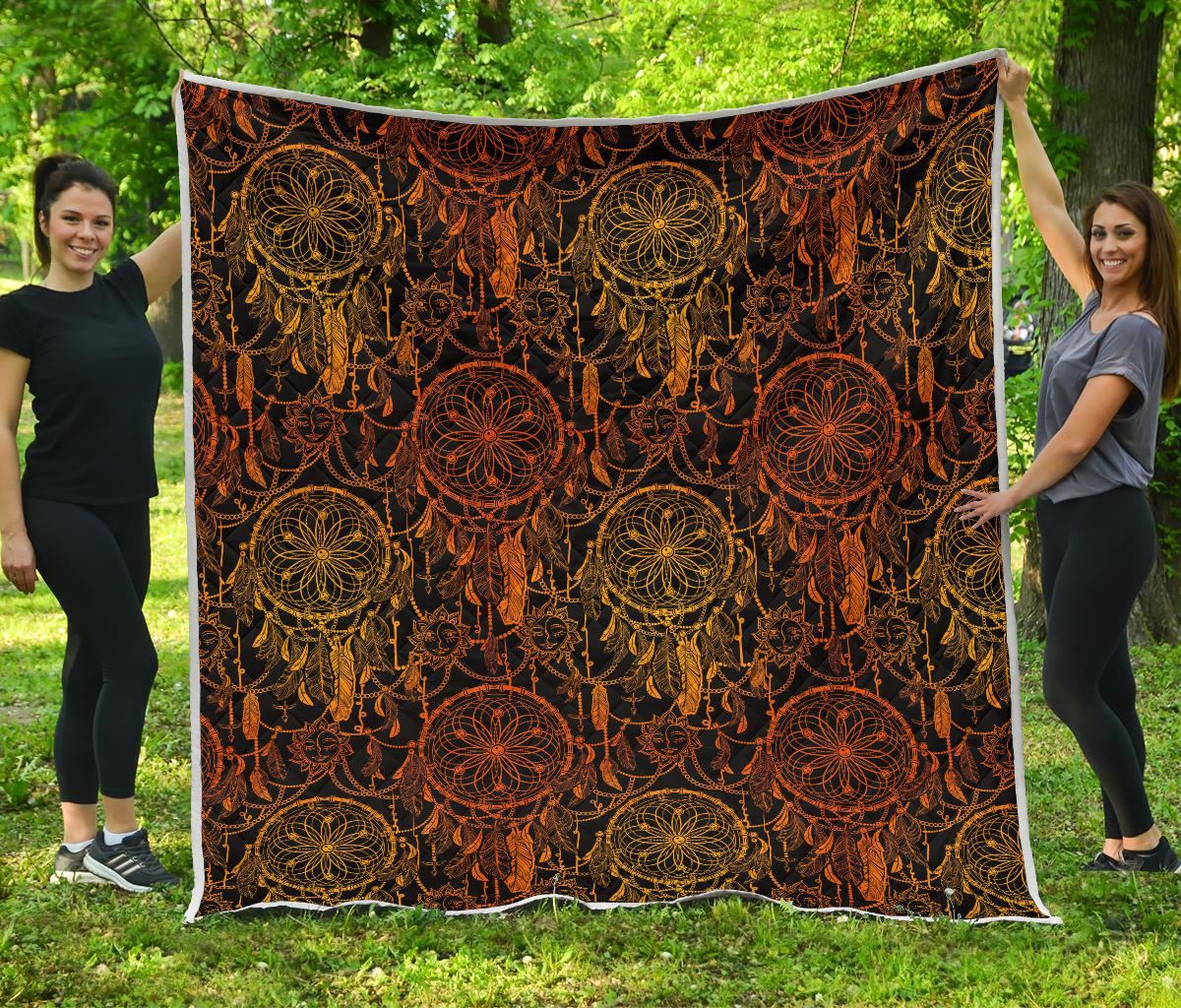 Dream catcher Sun and Moon Premium Quilt-JTAMIGO.COM