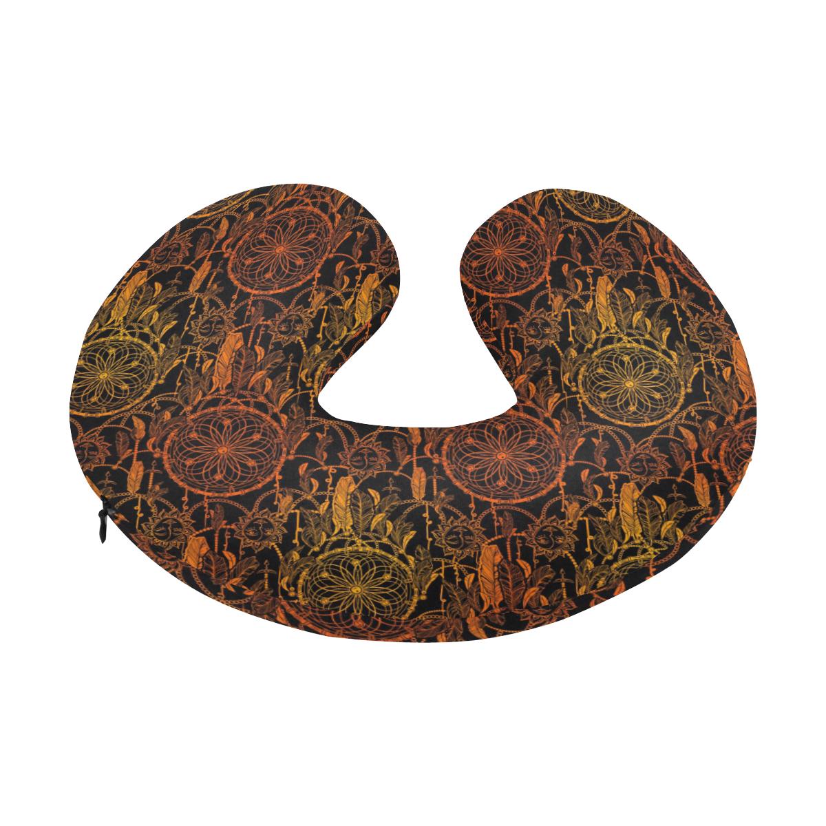 Dream catcher Sun and Moon U-Shaped Travel Neck Pillow-JTAMIGO.COM