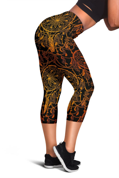 Dream catcher Sun and Moon Women Capris