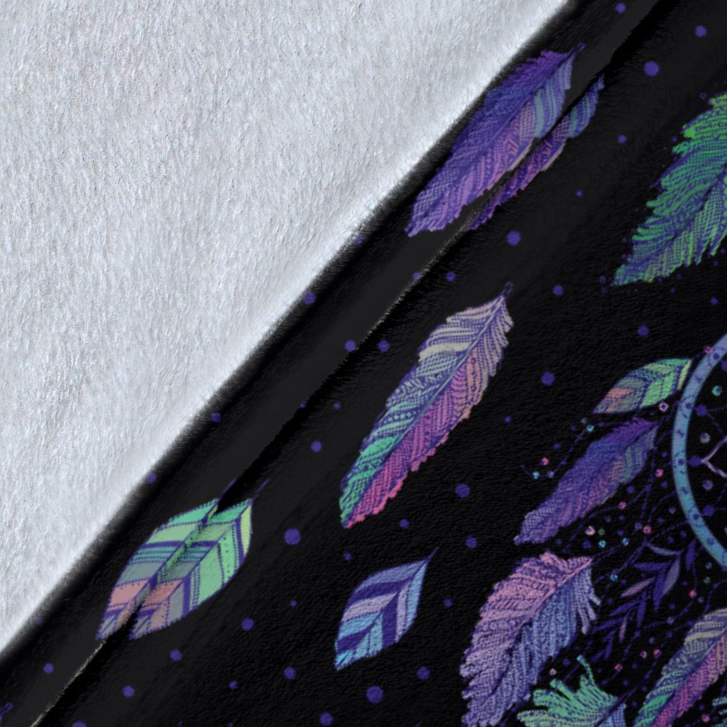 Dream Catcher Tribal Design Fleece Blanket