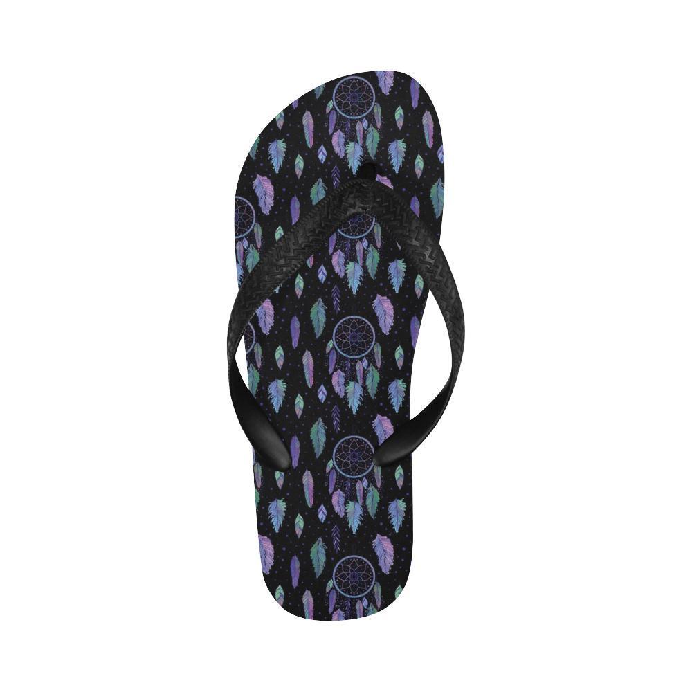 Dream Catcher Tribal Design Flip Flops-JTAMIGO.COM