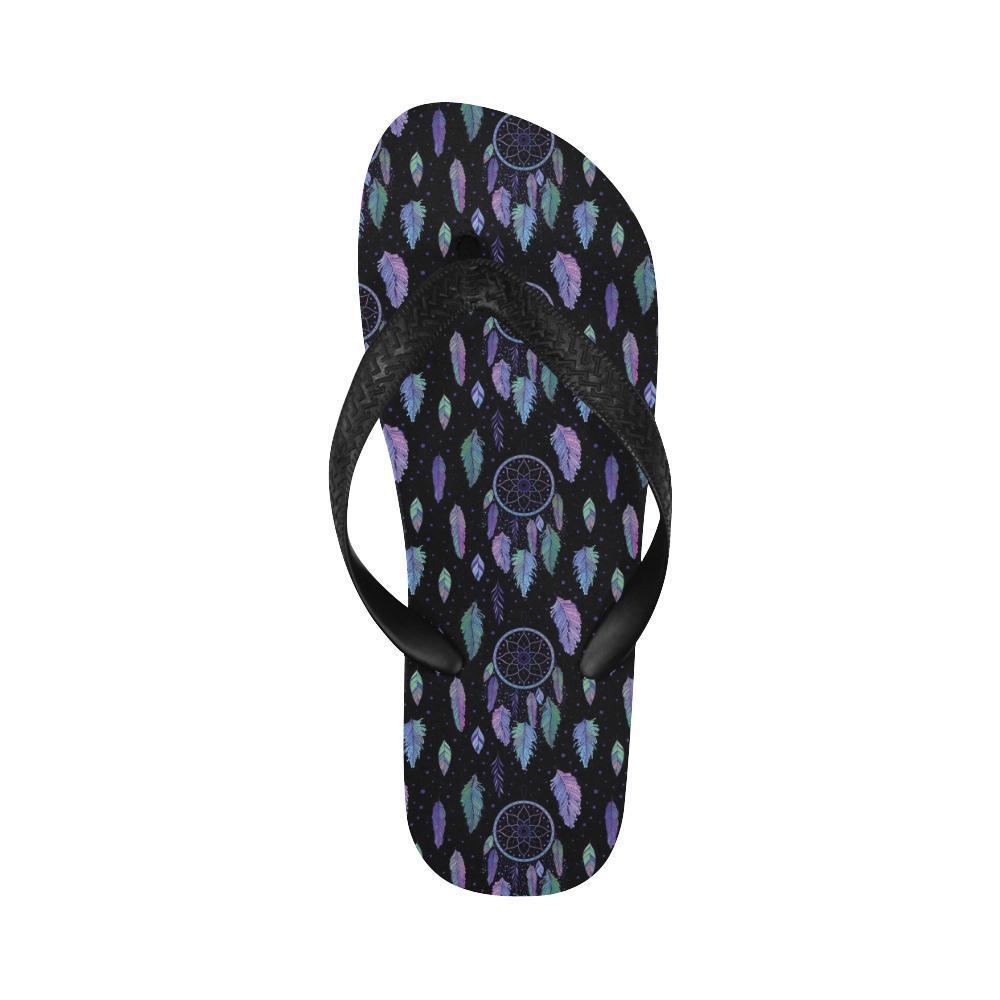 Dream Catcher Tribal Design Flip Flops-JTAMIGO.COM