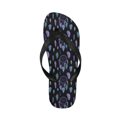 Dream Catcher Tribal Design Flip Flops-JTAMIGO.COM