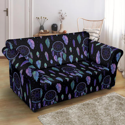 Dream Catcher Tribal Design Loveseat Slipcover-JTAMIGO.COM