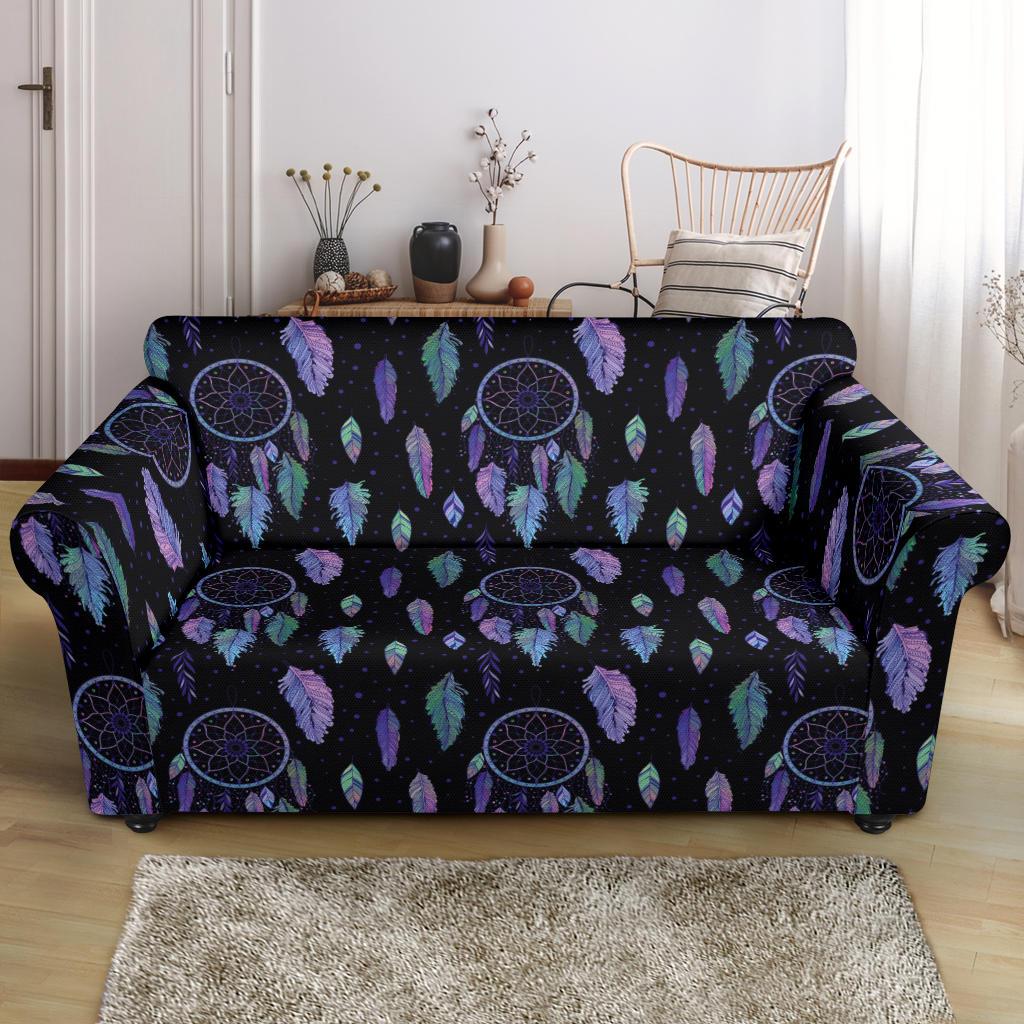 Dream Catcher Tribal Design Loveseat Slipcover-JTAMIGO.COM