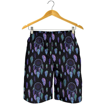 Dream Catcher Tribal Design Mens Shorts-JTAMIGO.COM