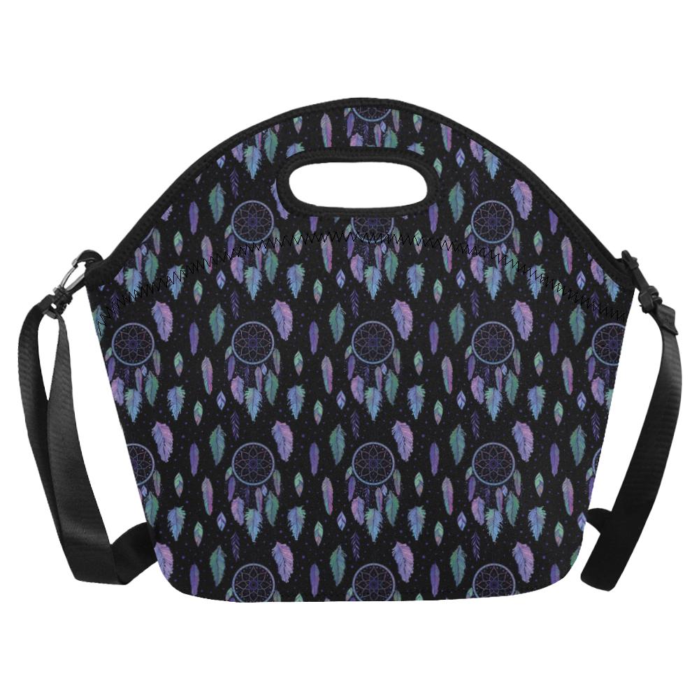 Dream Catcher Tribal Design Neoprene Lunch Bag (Model 1669)(Large)-JTAMIGO.COM