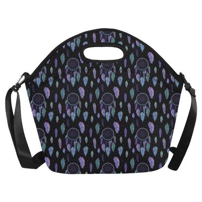 Dream Catcher Tribal Design Neoprene Lunch Bag (Model 1669)(Large)-JTAMIGO.COM