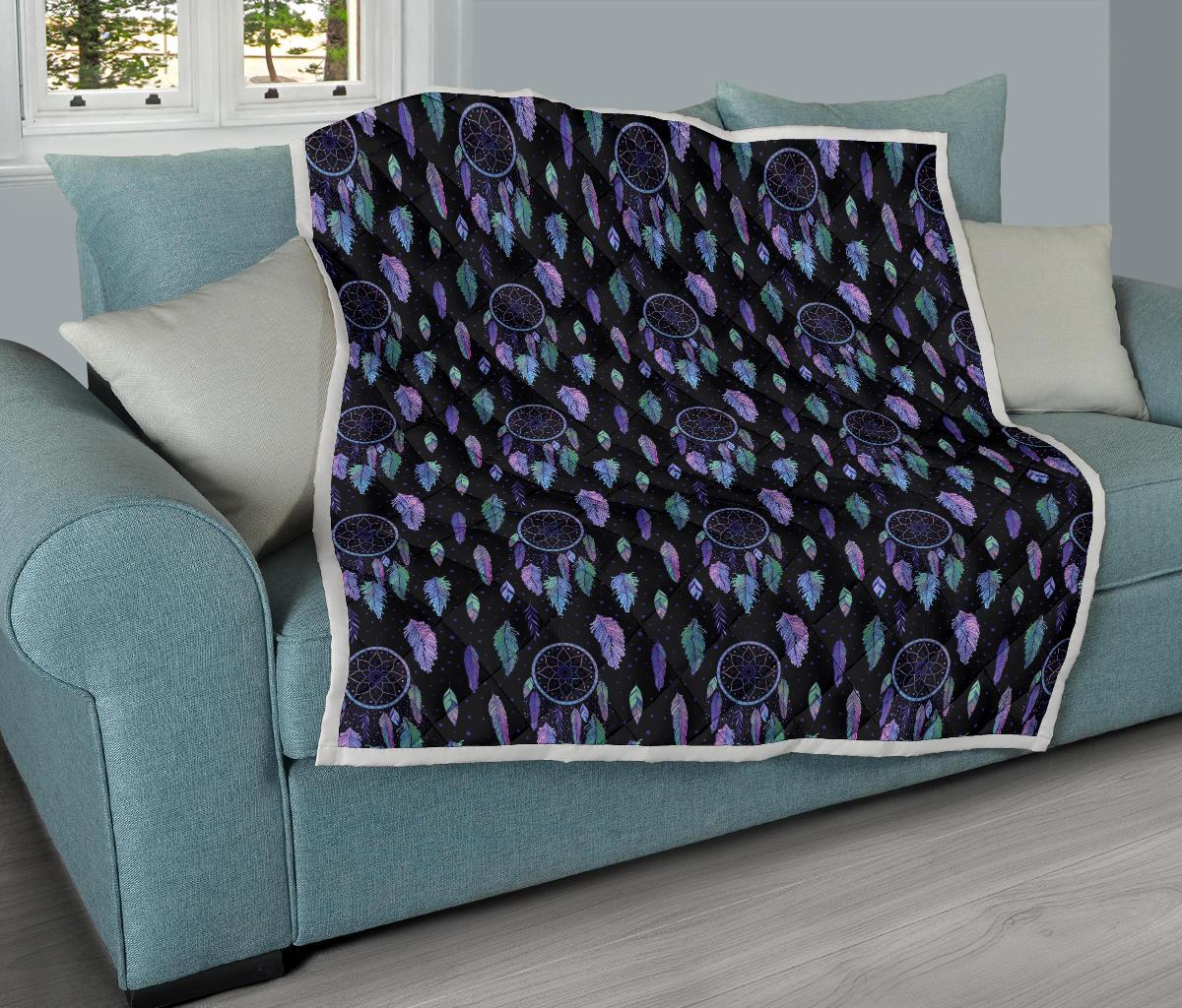 Dream Catcher Tribal Design Premium Quilt-JTAMIGO.COM