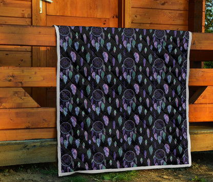 Dream Catcher Tribal Design Premium Quilt-JTAMIGO.COM