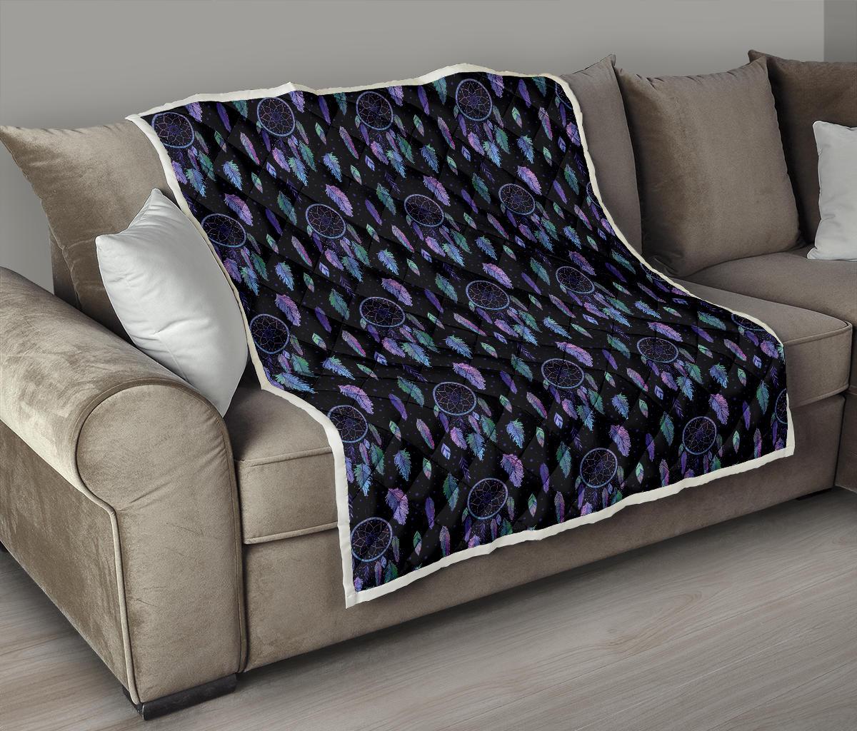 Dream Catcher Tribal Design Premium Quilt-JTAMIGO.COM