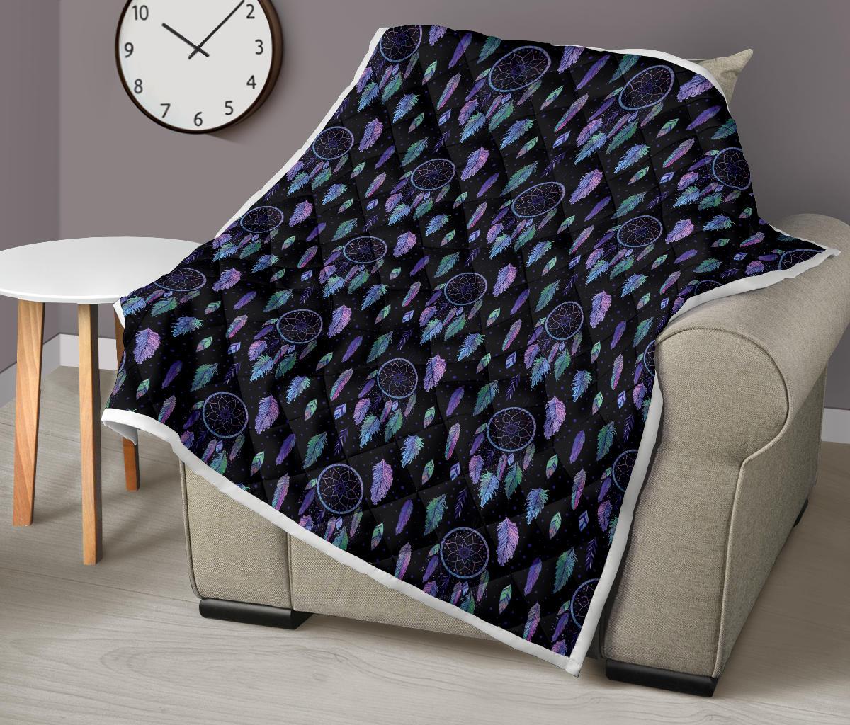 Dream Catcher Tribal Design Premium Quilt-JTAMIGO.COM
