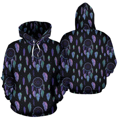 Dream Catcher Tribal Design Pullover Hoodie