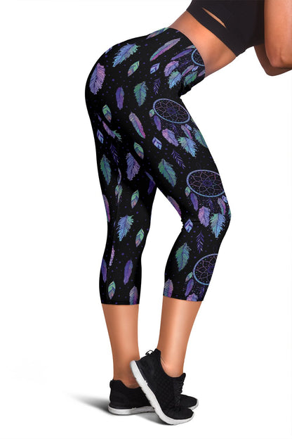 Dream Catcher Tribal Design Women Capris