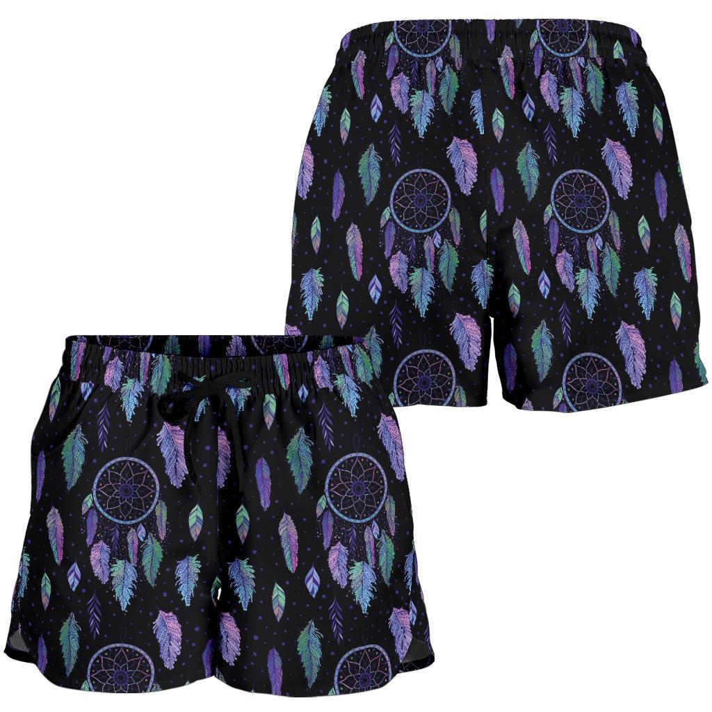 Dream Catcher Tribal Design Women Shorts-JTAMIGO.COM