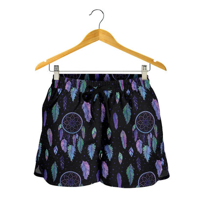 Dream Catcher Tribal Design Women Shorts-JTAMIGO.COM