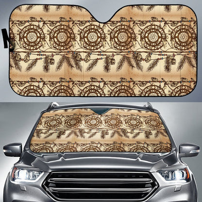 Dream Catcher Vintage Native Car Sun Shade For Windshield