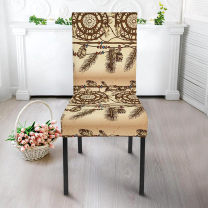Dream catcher vintage native Dinning Chair Slipper-JTAMIGO.COM