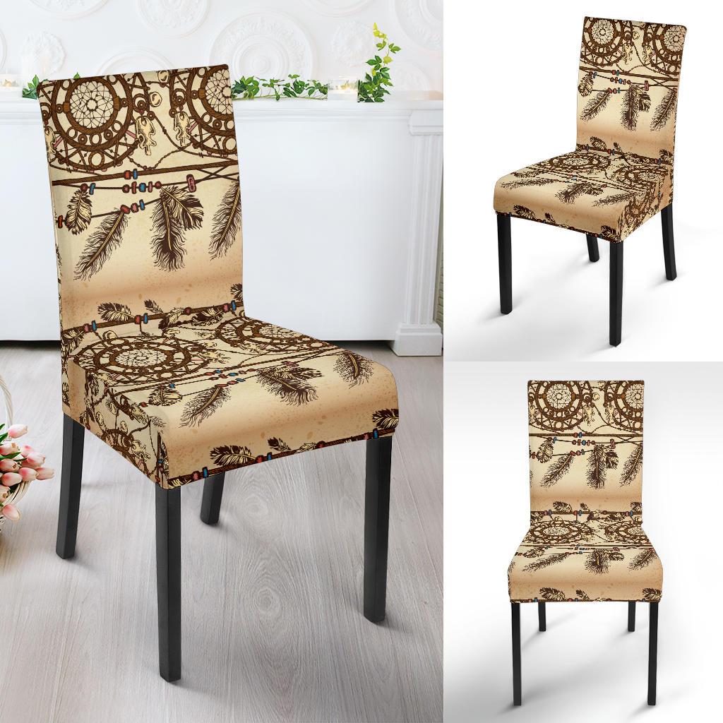 Dream catcher vintage native Dinning Chair Slipper-JTAMIGO.COM