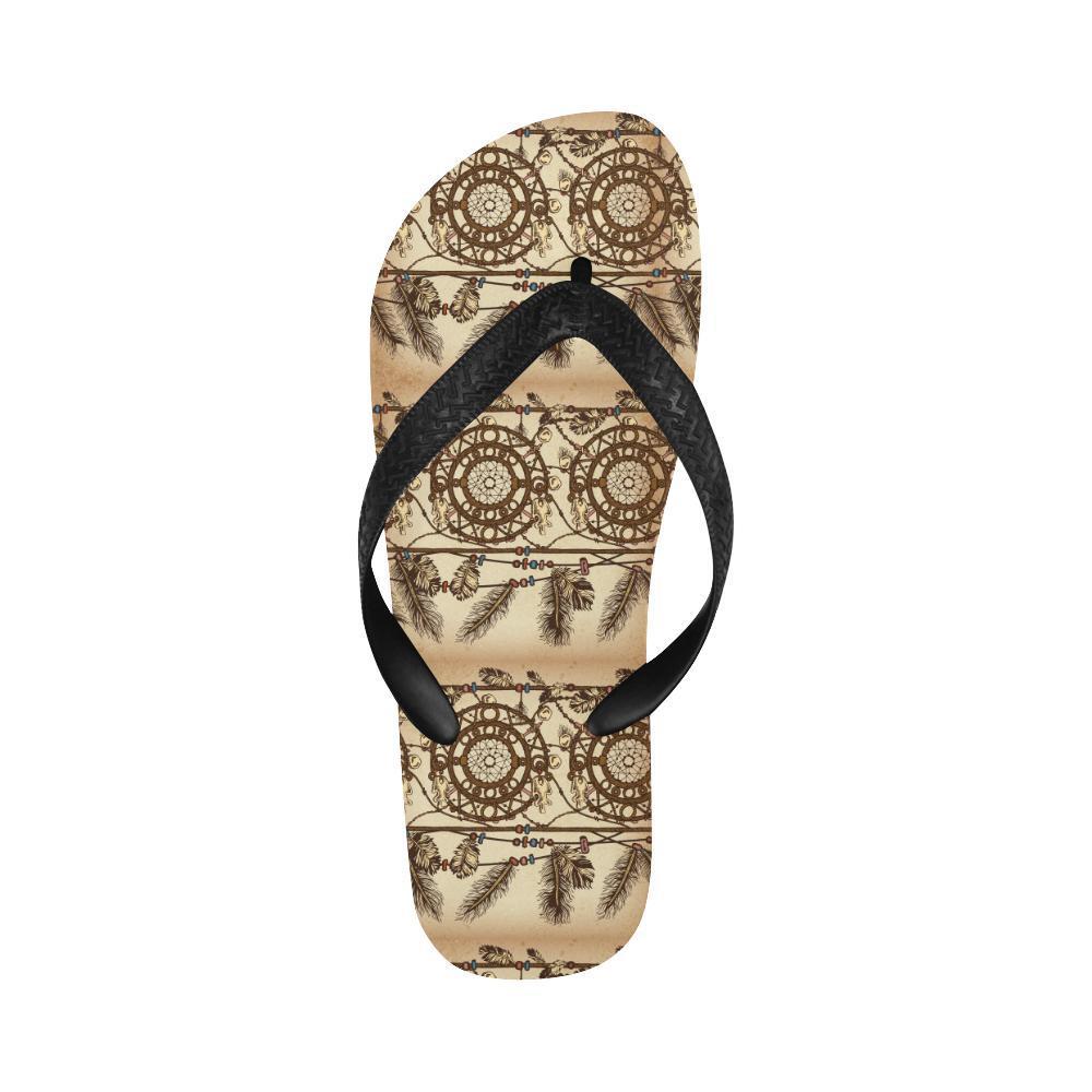 Dream catcher vintage native Flip Flops-JTAMIGO.COM
