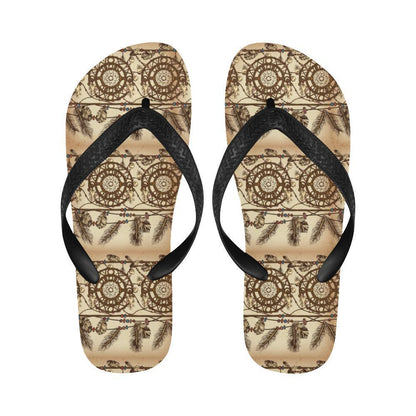 Dream catcher vintage native Flip Flops-JTAMIGO.COM