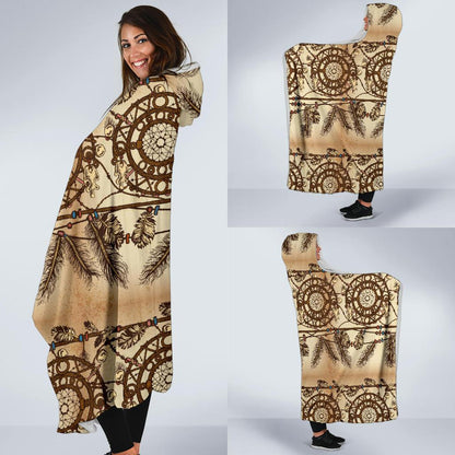 Dream catcher vintage native Hooded Blanket-JTAMIGO.COM