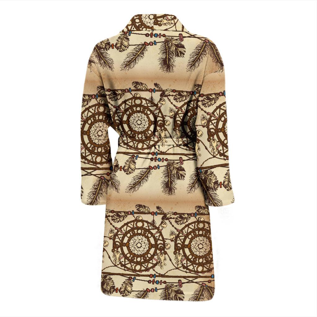 Dream catcher vintage native Men Bath Robe-JTAMIGO.COM