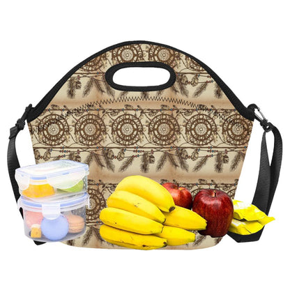 Dream catcher vintage native Neoprene Lunch Bag (Model 1669)(Large)-JTAMIGO.COM