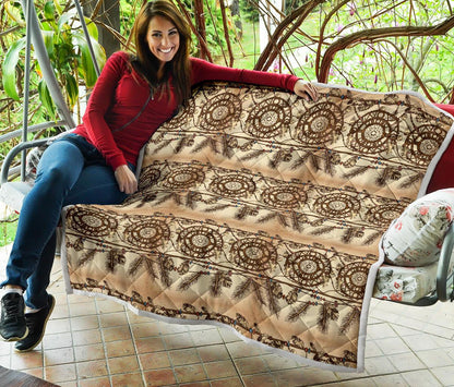 Dream catcher vintage native Premium Quilt-JTAMIGO.COM