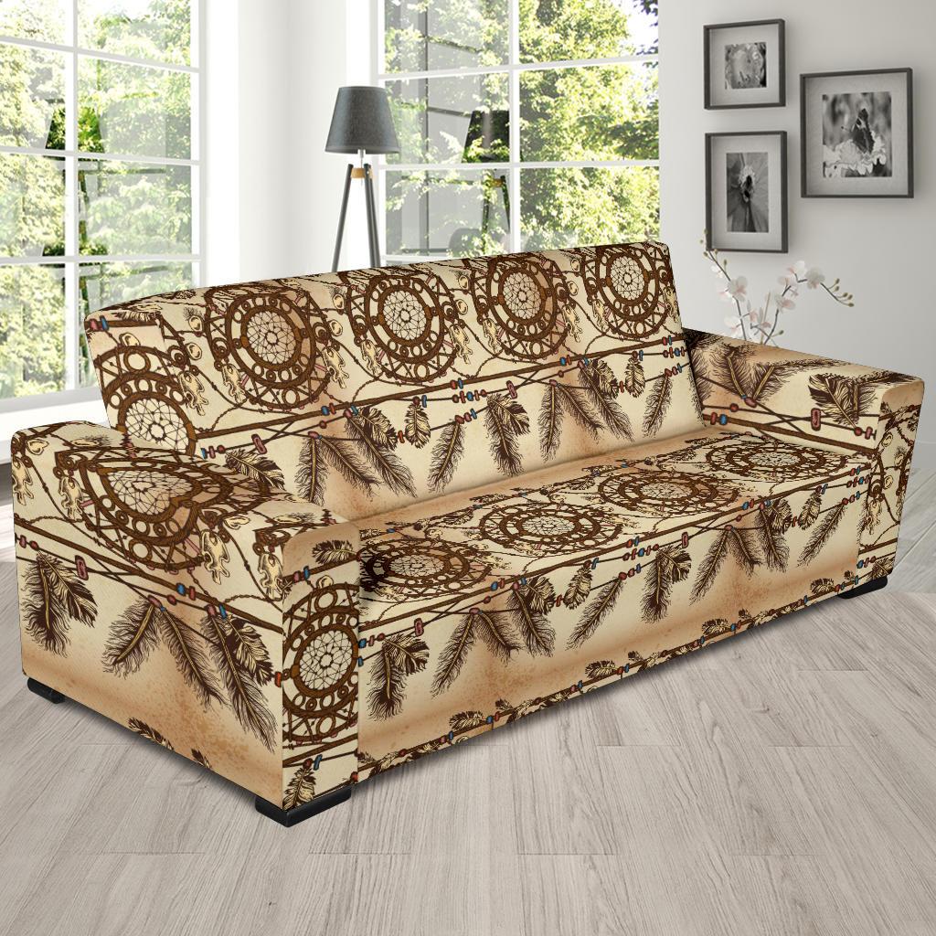 Dream catcher vintage native Sofa Slipcover-JTAMIGO.COM