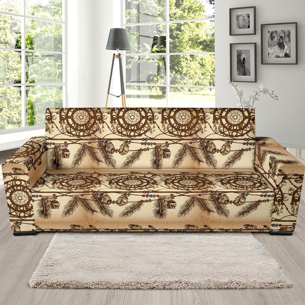 Dream catcher vintage native Sofa Slipcover-JTAMIGO.COM