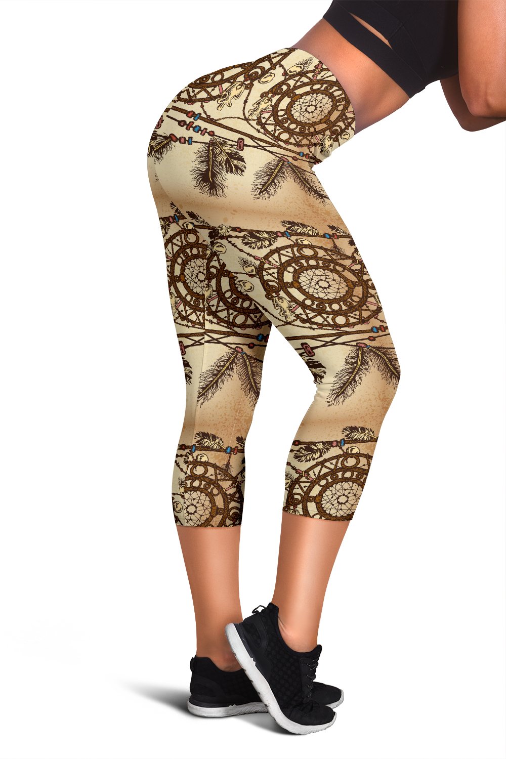 Dream catcher vintage native Women Capris