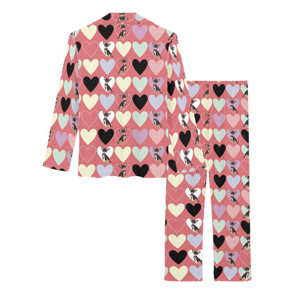 Chihuahua Pattern Print Design 01 Women's Long Pajama Set