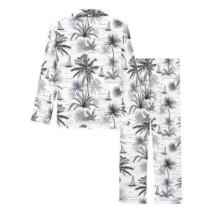 Pacific island Pattern Print Design A04 Women's Long Pajama Set