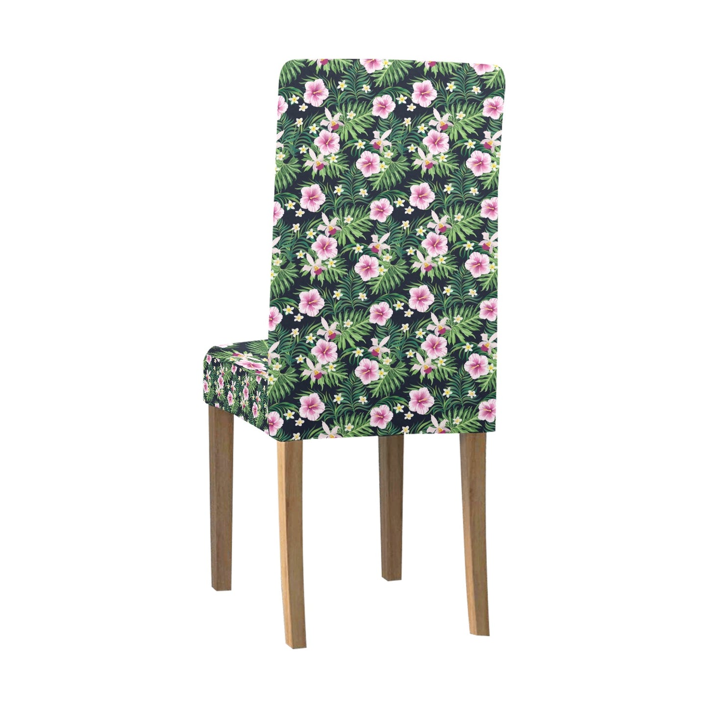 Hibiscus Tropical Print Design LKS309 Dining Chair Slipcover