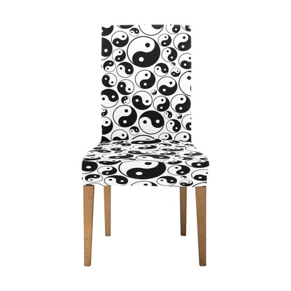 Yin Yang Print Design LKS302 Dining Chair Slipcover