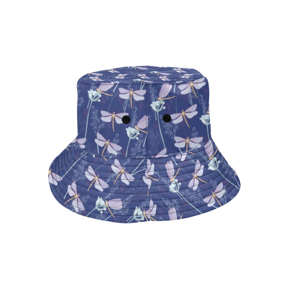 Dragonfly Print Design LKS401 Unisex Bucket Hat
