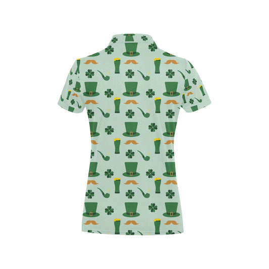 St Patricks Day Print Design LKS304 Women's Polo Shirt