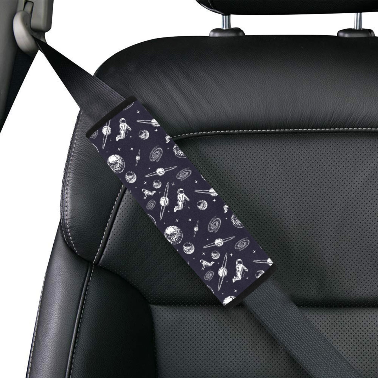Space Astronaut Print Design LKS302 Car Seat Belt Cover