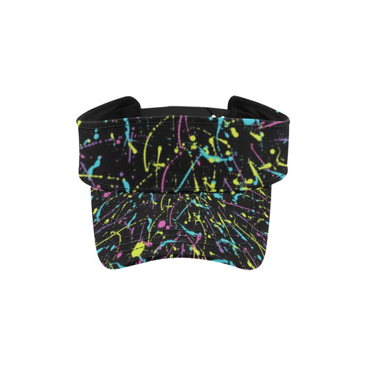 Splatter Multicolor Print Design LKS302 Unisex Sun Visor