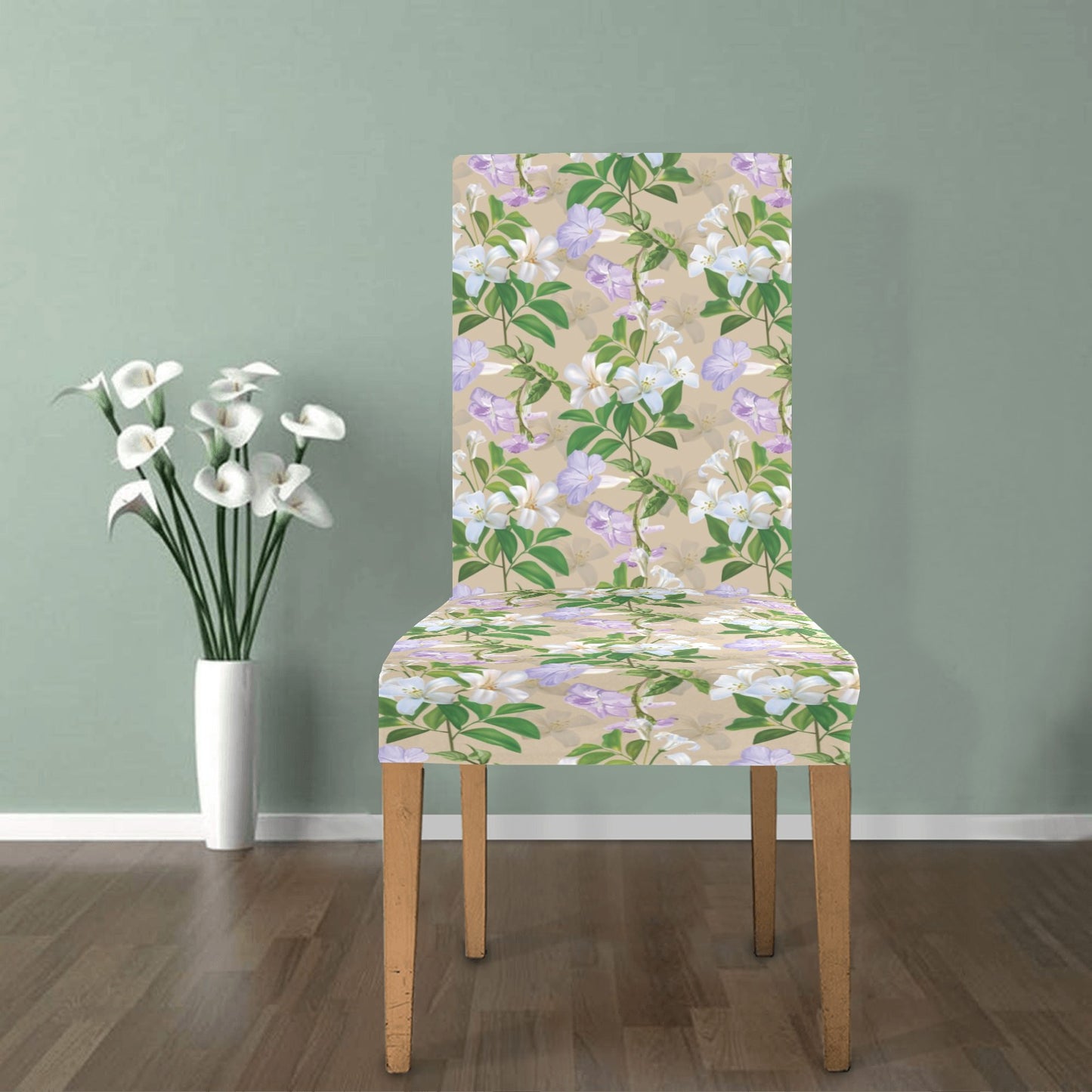 Sampaguita Print Design LKS302 Dining Chair Slipcover