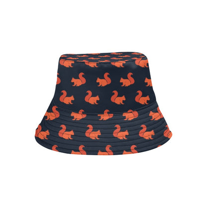 Squirrel Print Design LKS306 Unisex Bucket Hat