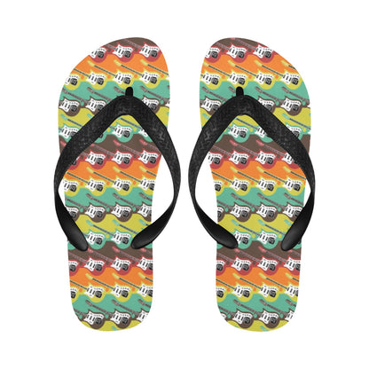 Electric Guitar Print Design LKS401 Flip Flops