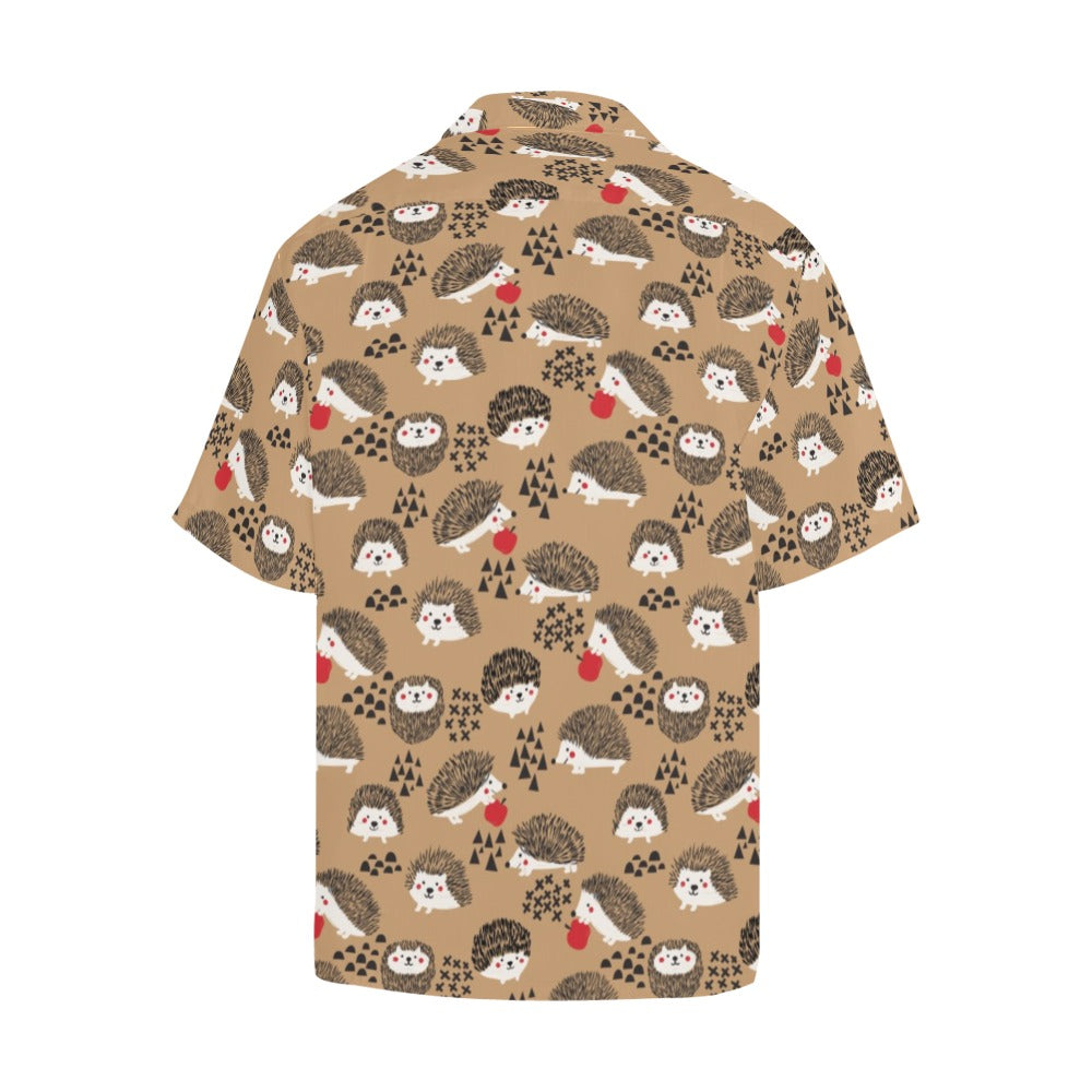 Hedgehog Print Design LKS403 Men's Men's Hawaiian Shirt