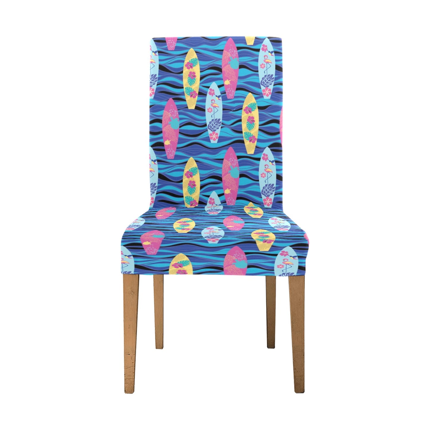 Surfboard Print Design LKS304 Dining Chair Slipcover