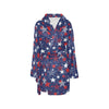 Star Print Design LKS304 Women's Fleece Robe